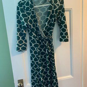 Banarepublic Green Wrap Dress